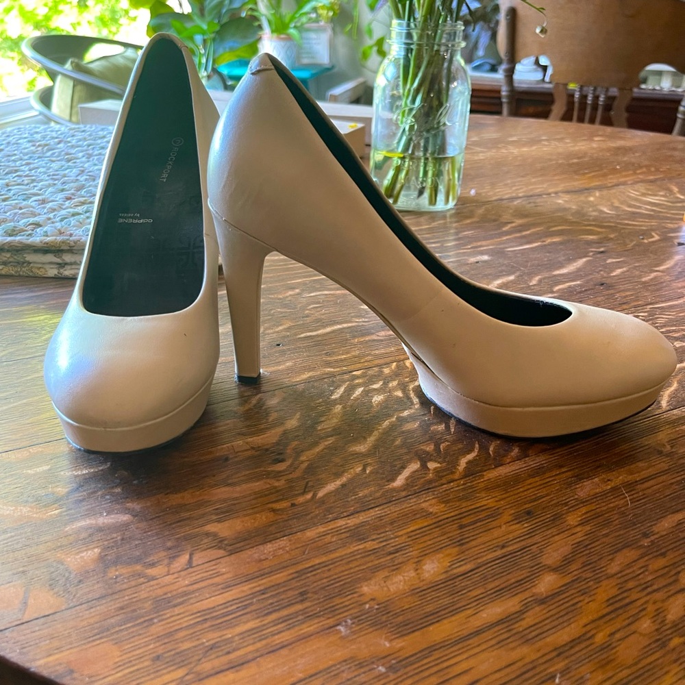 Rockport leather heels with adiprene inserts